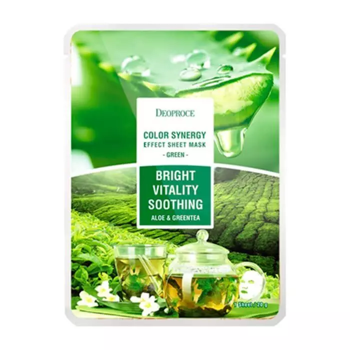 DEOPROCE COLOR SYNERGY EFFECT SHEET MASK Green_kimmi.jpg