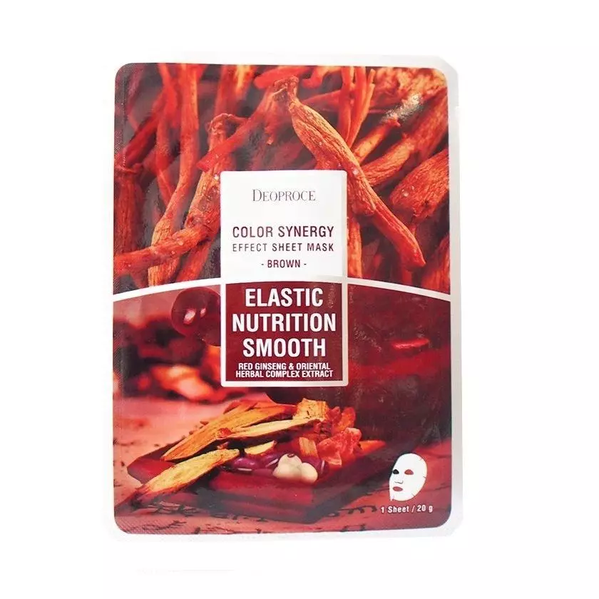 DEOPROCE COLOR SYNERGY EFFECT SHEET MASK Brown_kimmi.jpg